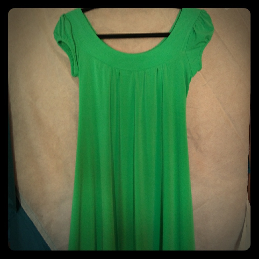 My Michelle Green Dress. Sz small.